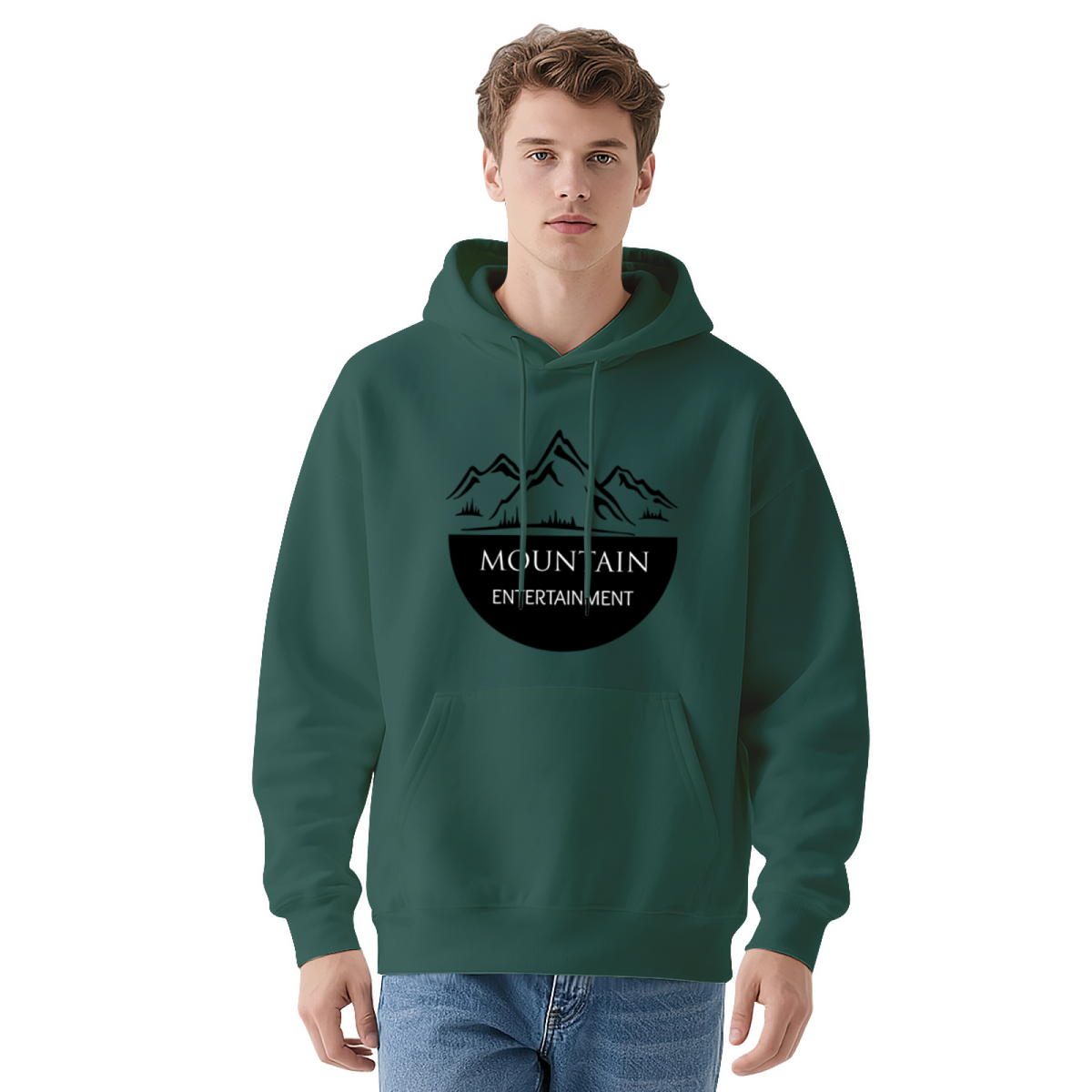 Cool Graphic Hoodie - Mountain Landscape