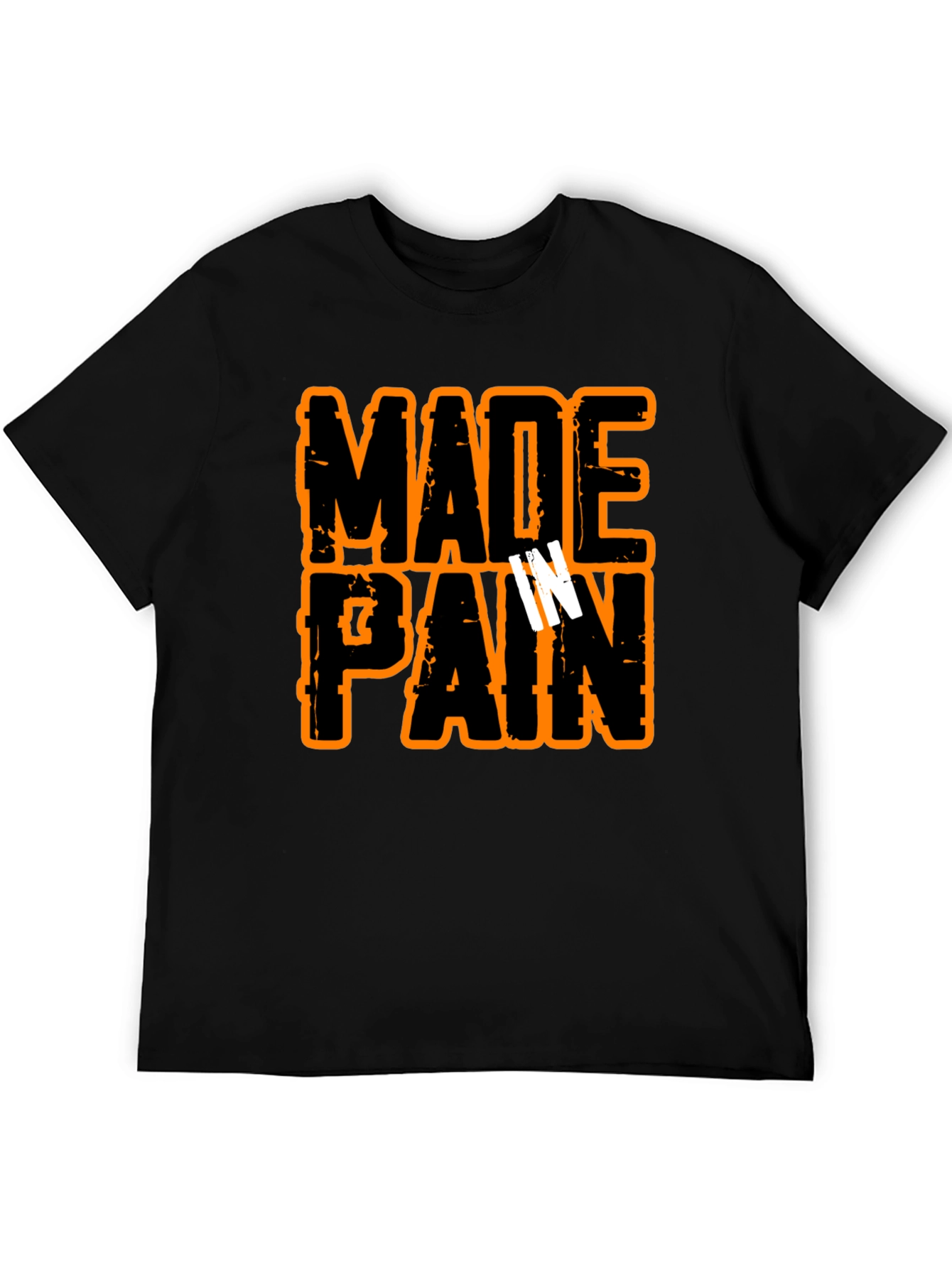 Made in Pain Black Graphic T-Shirt
