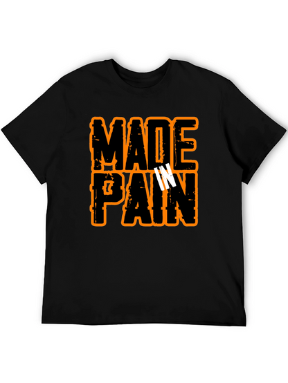 Made in Pain Black Graphic T-Shirt