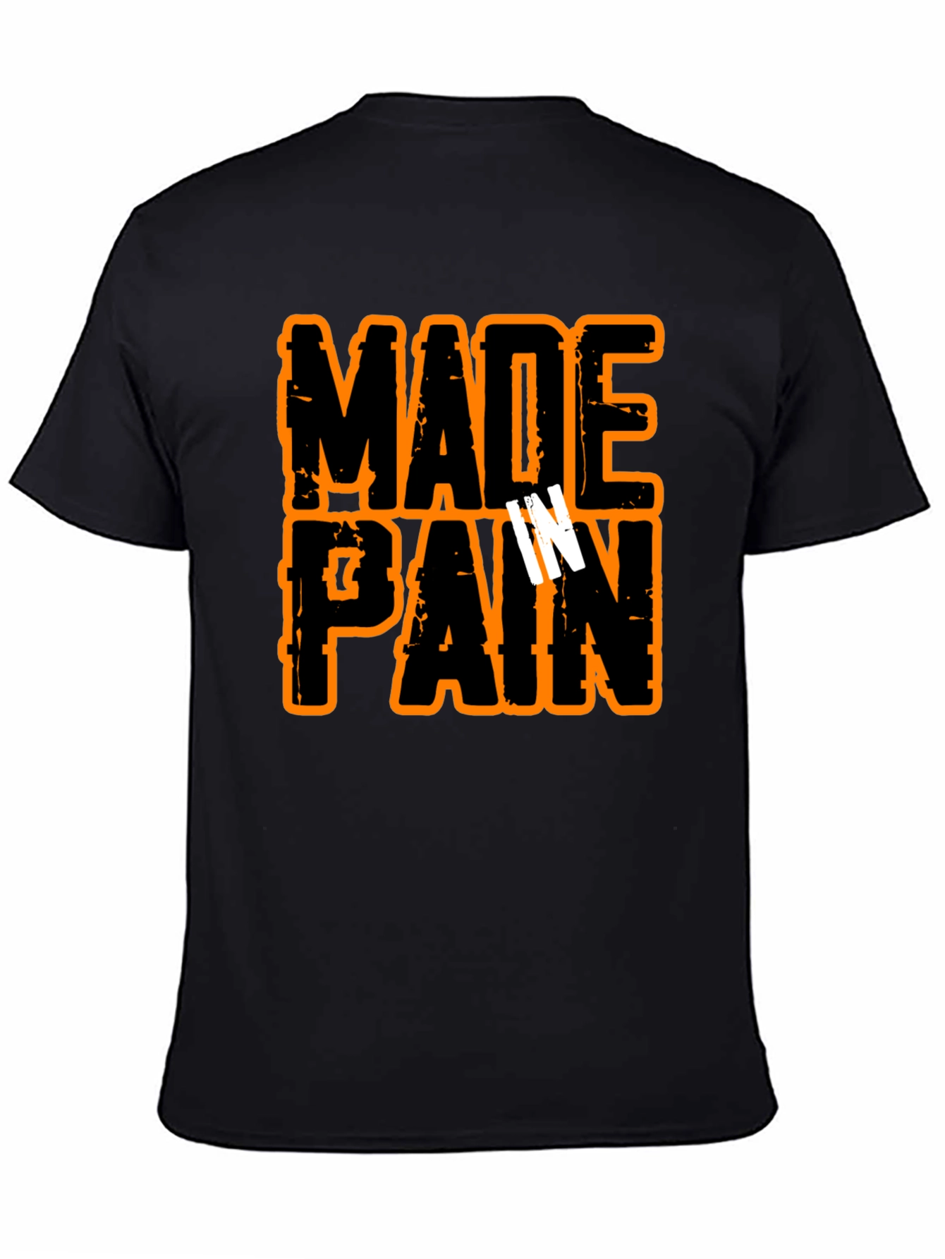 Made in Pain Black Graphic T-Shirt