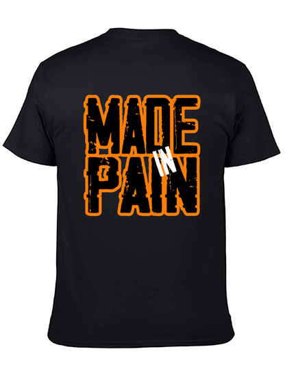 Made in Pain Black Graphic T-Shirt