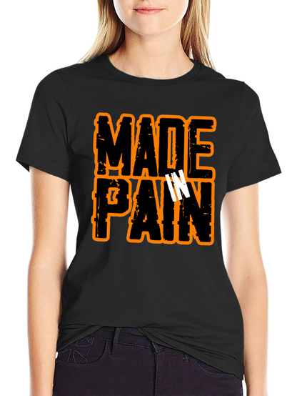 Made in Pain Black Graphic T-Shirt