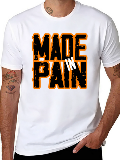 Made in Pain Black Graphic T-Shirt