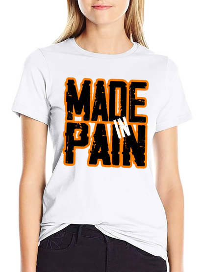 Made in Pain Black Graphic T-Shirt