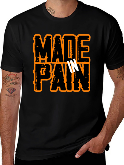 Made in Pain Black Graphic T-Shirt