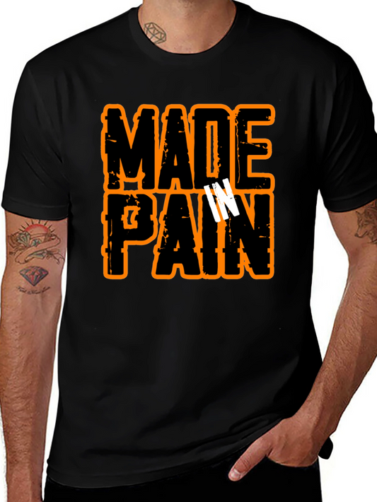 Made in Pain Black Graphic T-Shirt