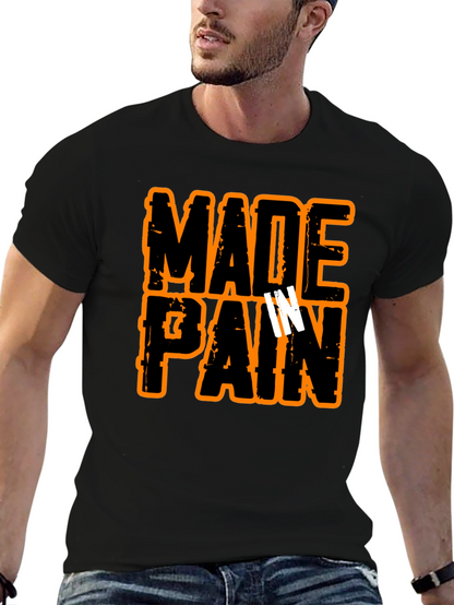 Made in Pain Black Graphic T-Shirt