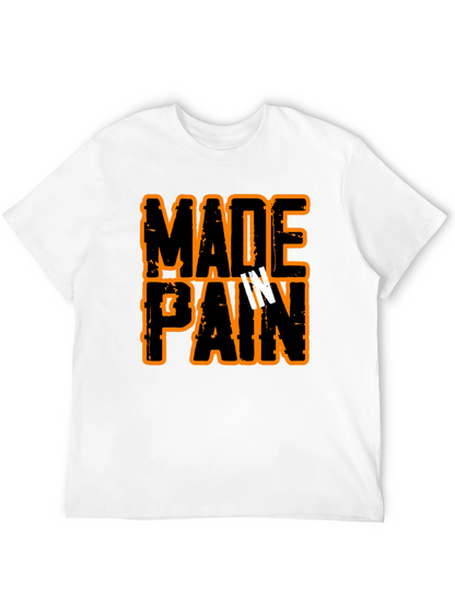 Made in Pain Black Graphic T-Shirt