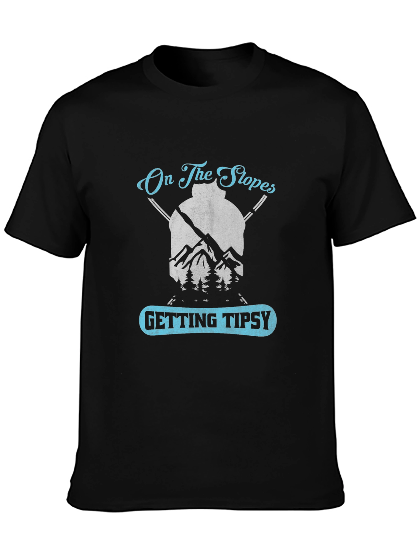 On The Slopes Getting Tipsy Graphic Tee