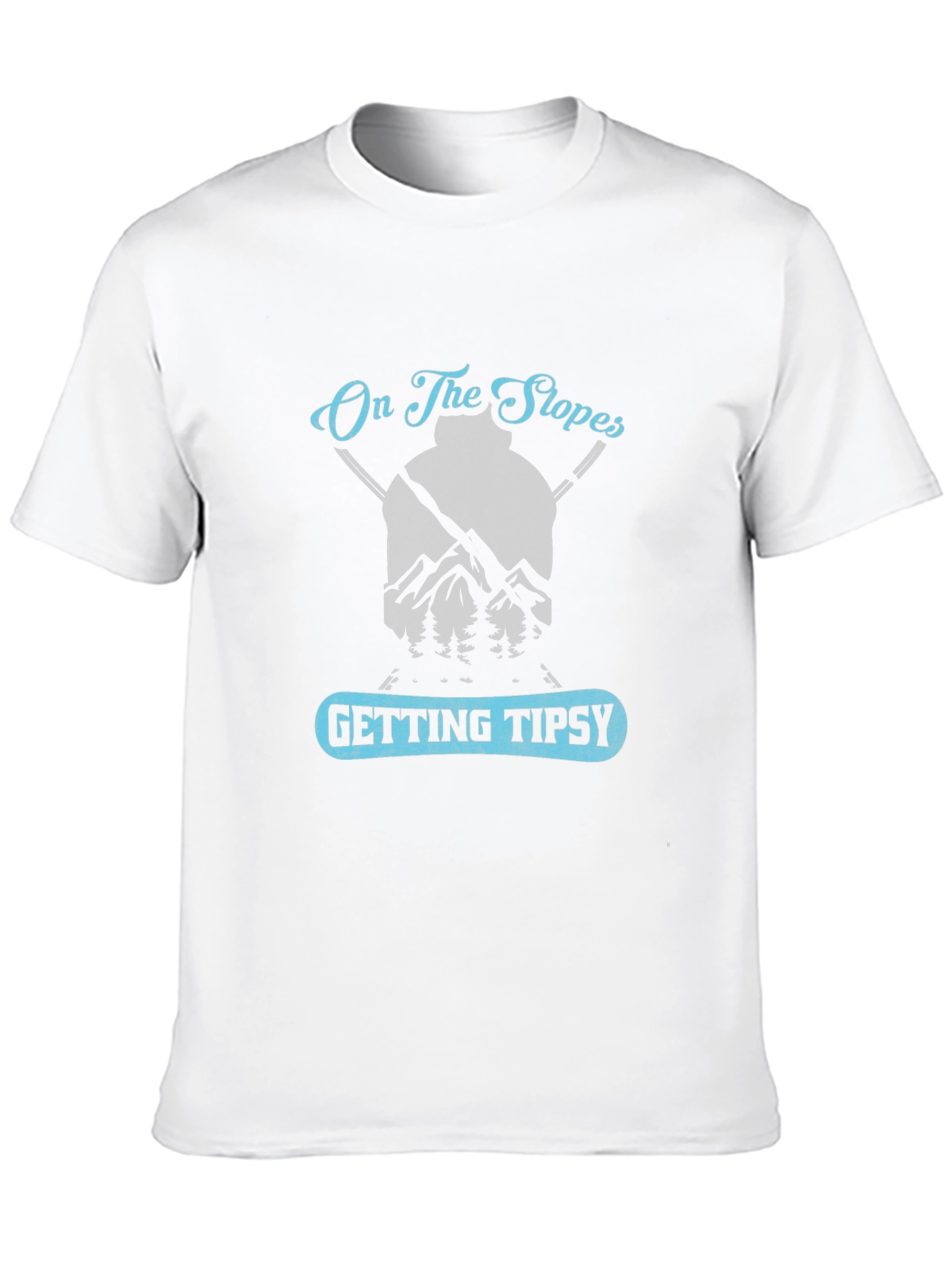 On The Slopes Getting Tipsy Graphic Tee