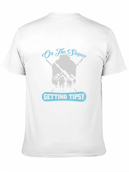 On The Slopes Getting Tipsy Graphic Tee