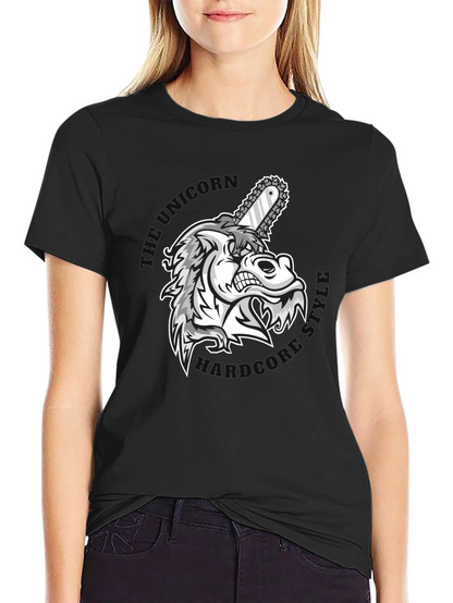 Unicorn Hardcore Graphic T-Shirt