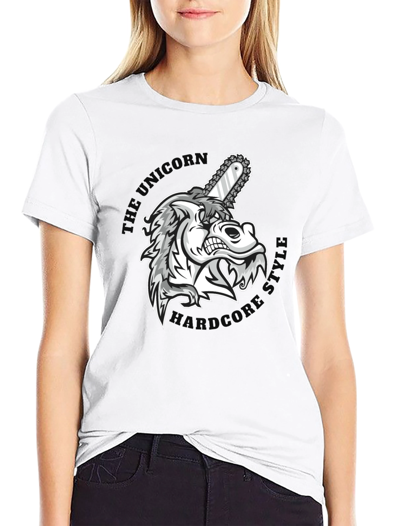 Unicorn Hardcore Graphic T-Shirt