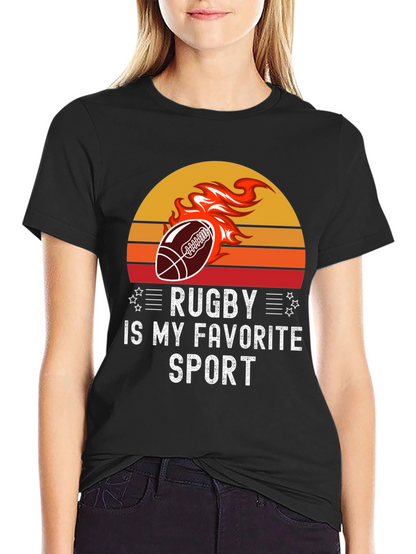 Rugby is My Favorite Sport T-Shirt