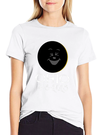 Ohio Eclipse 2024 T-Shirt April 8th Eclipse Souvenir