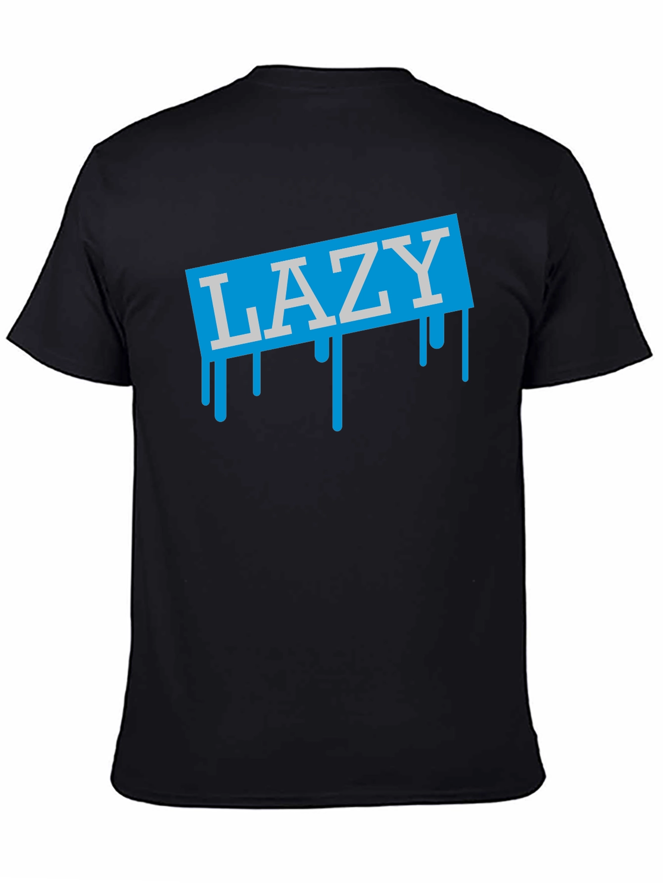 LAZY Drip Graphic T-Shirt - Mens Casual Tee
