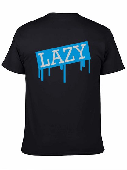 LAZY Drip Graphic T-Shirt - Mens Casual Tee