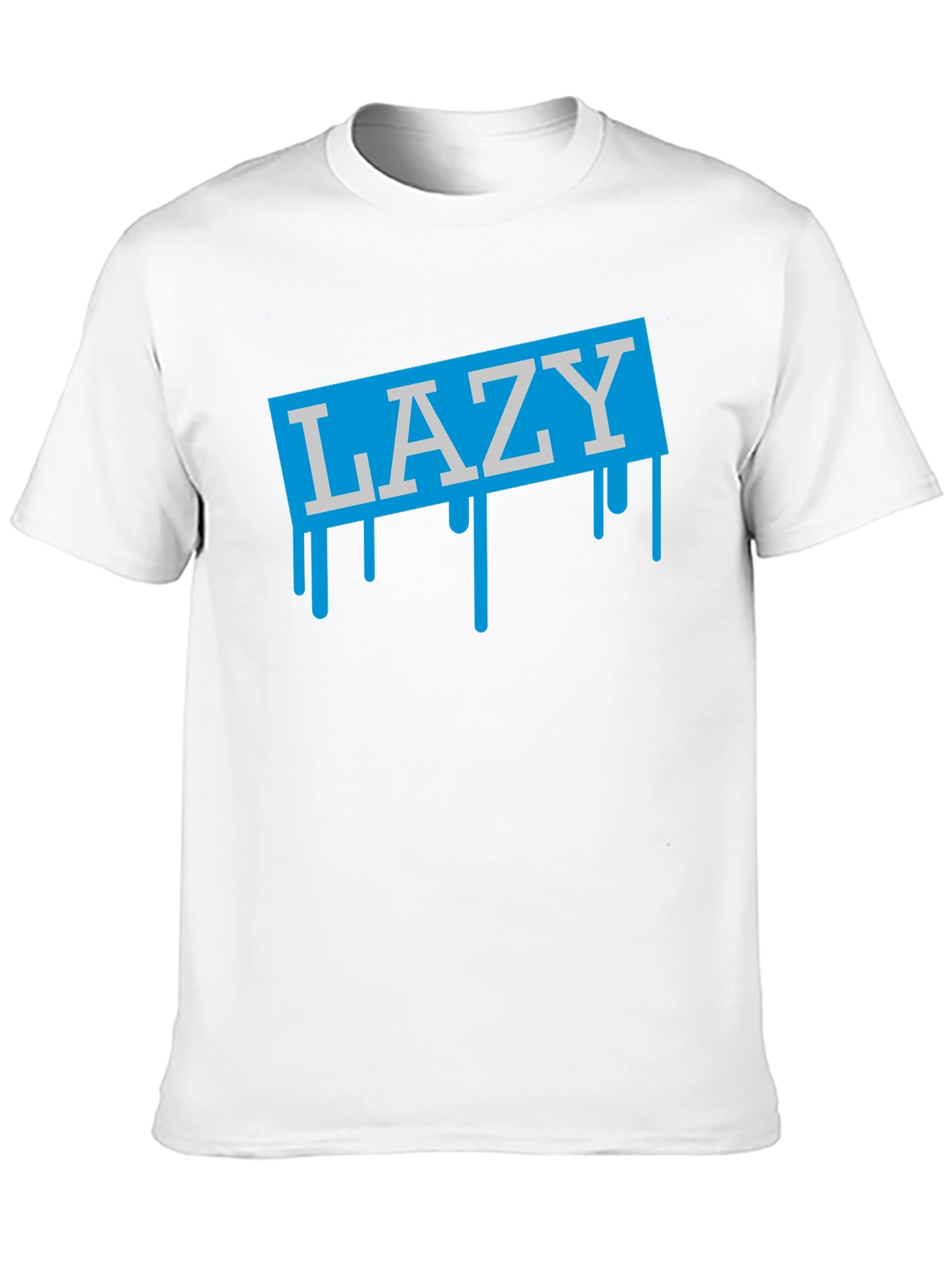LAZY Drip Graphic T-Shirt - Mens Casual Tee