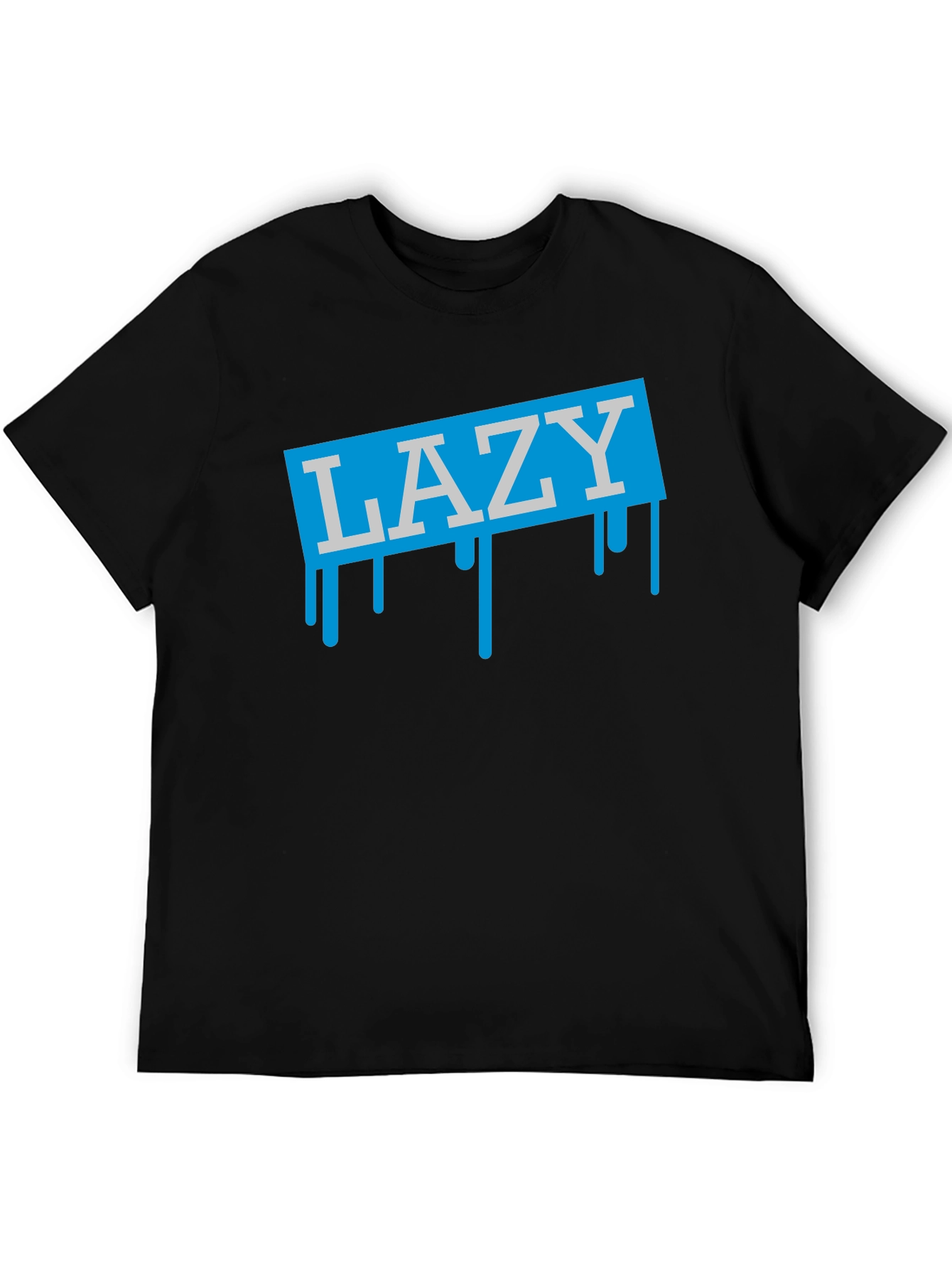 LAZY Drip Graphic T-Shirt - Mens Casual Tee
