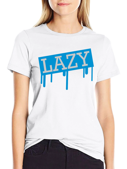 LAZY Drip Graphic T-Shirt - Mens Casual Tee