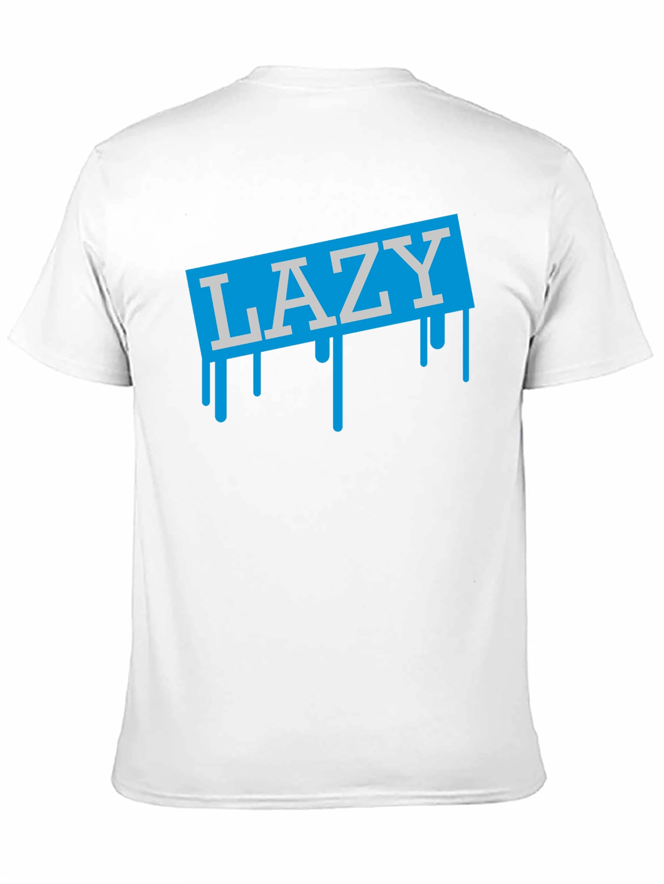 LAZY Drip Graphic T-Shirt - Mens Casual Tee