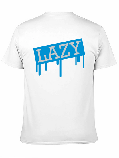 LAZY Drip Graphic T-Shirt - Mens Casual Tee