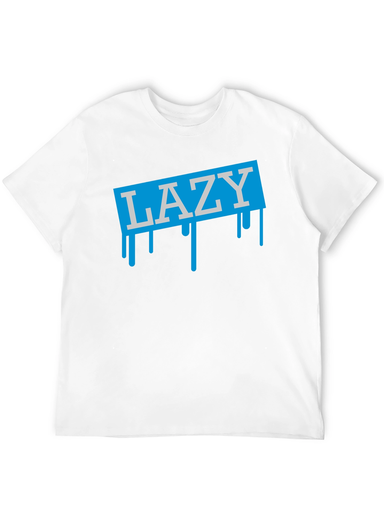 LAZY Drip Graphic T-Shirt - Mens Casual Tee