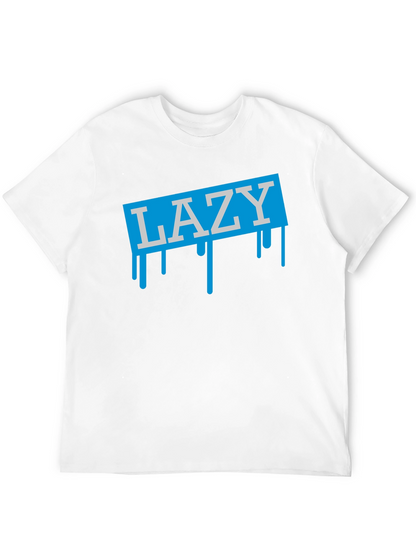 LAZY Drip Graphic T-Shirt - Mens Casual Tee