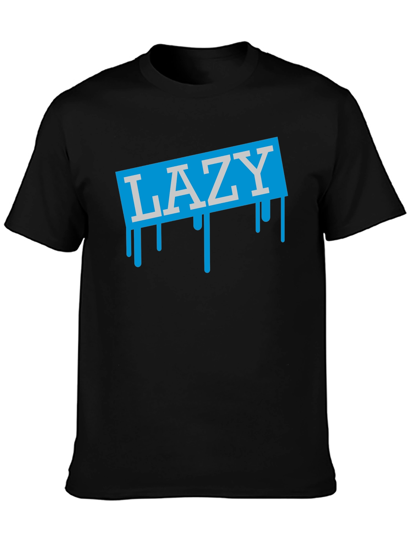 LAZY Drip Graphic T-Shirt - Mens Casual Tee