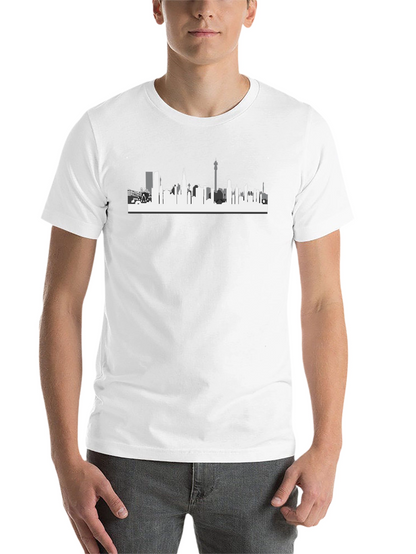 Cityscape Graphic Tee - Modern Skyline T-Shirt