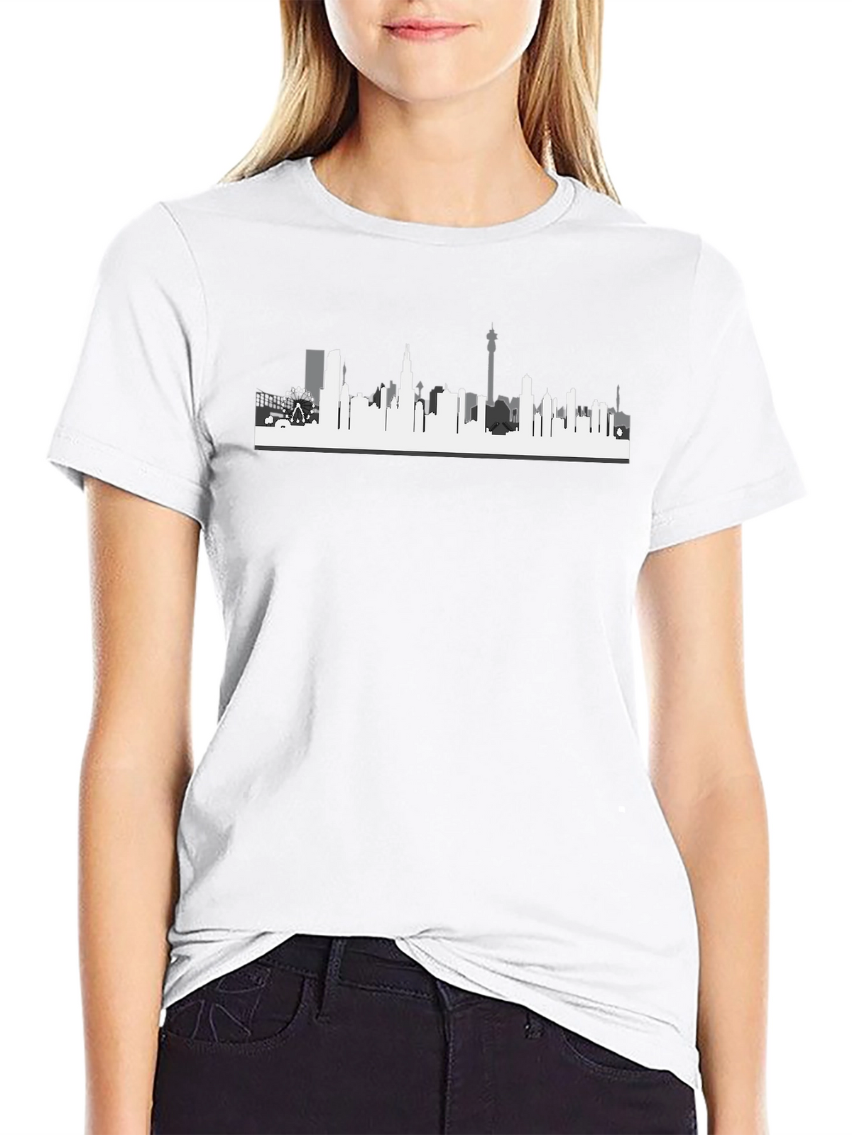 Cityscape Graphic Tee - Modern Skyline T-Shirt