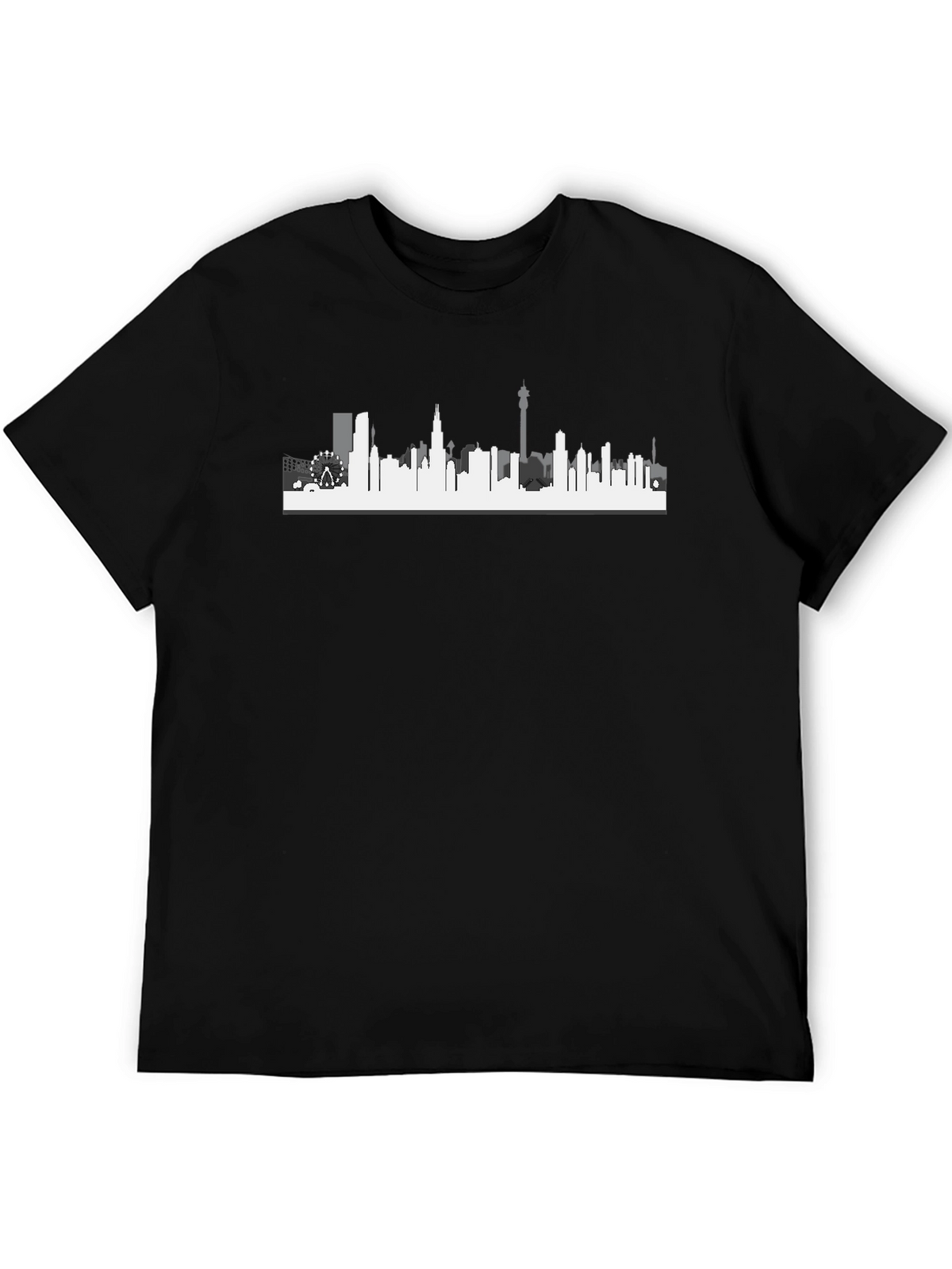 Cityscape Graphic Tee - Modern Skyline T-Shirt