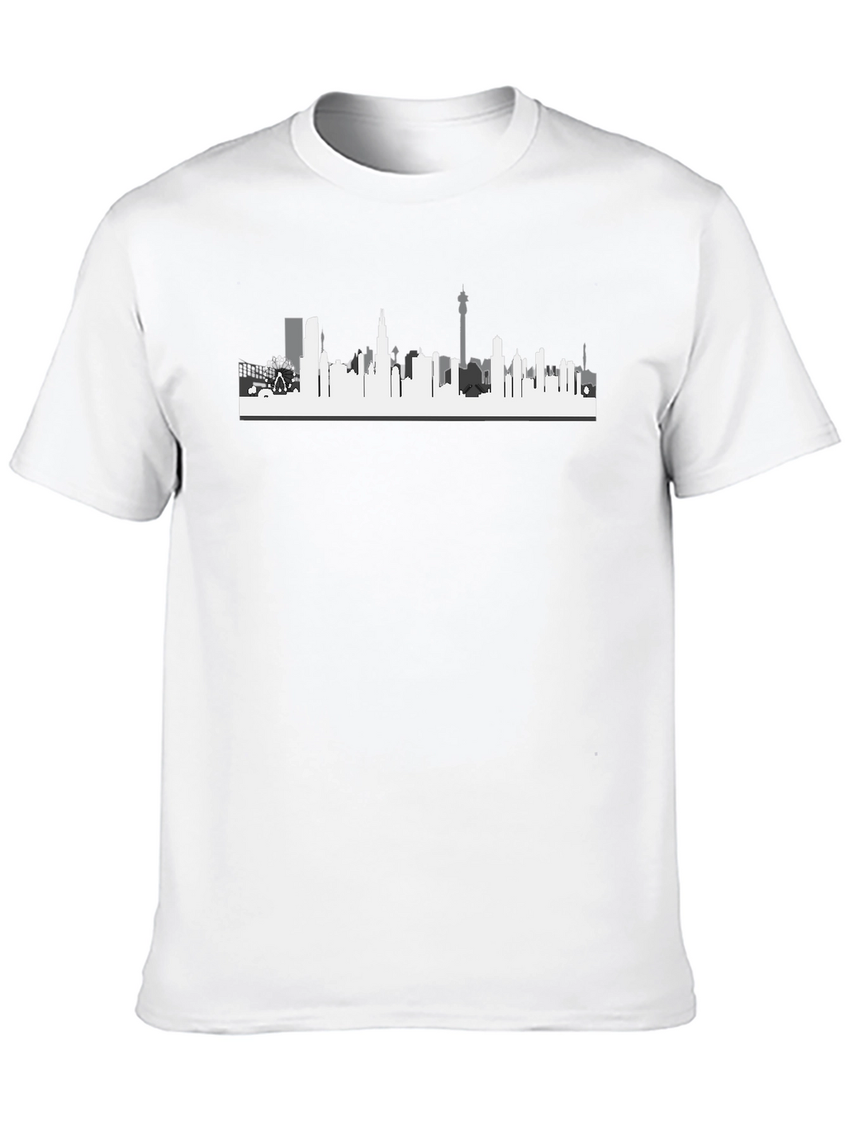 Cityscape Graphic Tee - Modern Skyline T-Shirt