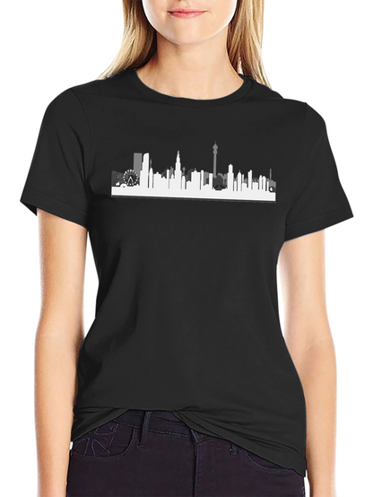 Cityscape Graphic Tee - Modern Skyline T-Shirt