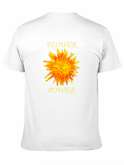 Flower Power Graphic T-Shirt - Black