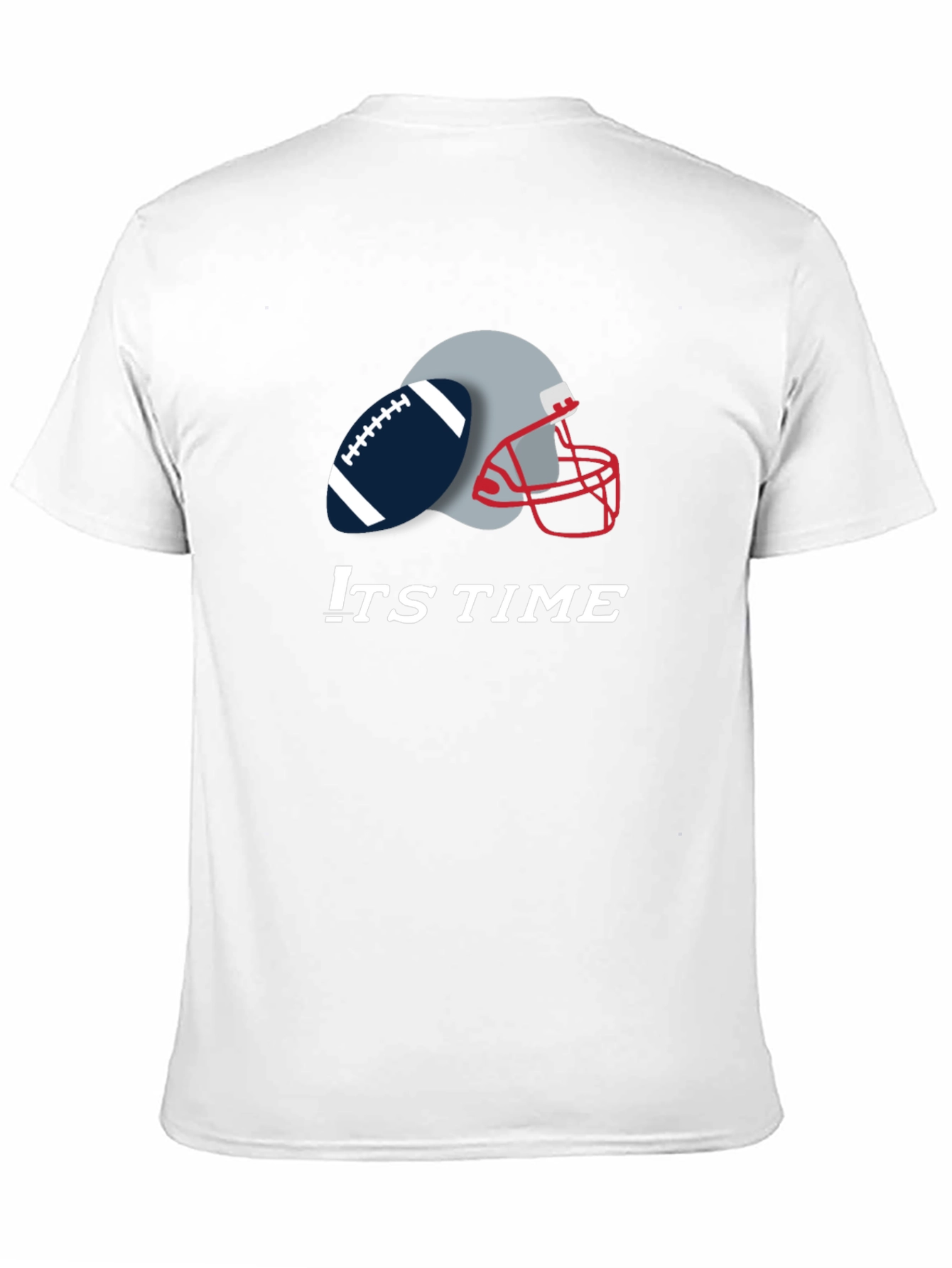 Its Time Football Graphic Tee - Black