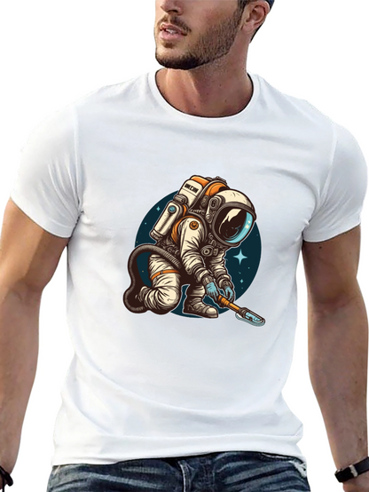 Astronaut Digging T-Shirt - Cool Space Design!