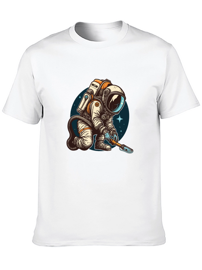 Astronaut Digging T-Shirt - Cool Space Design!