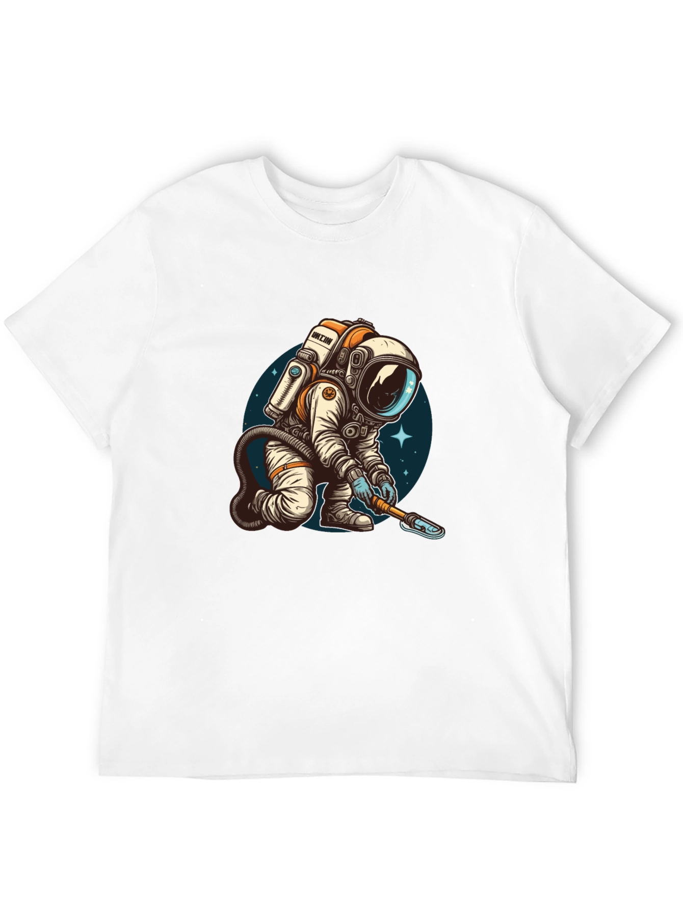 Astronaut Digging T-Shirt - Cool Space Design!