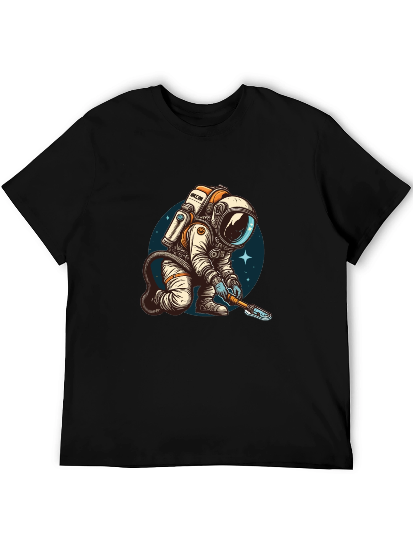 Astronaut Digging T-Shirt - Cool Space Design!