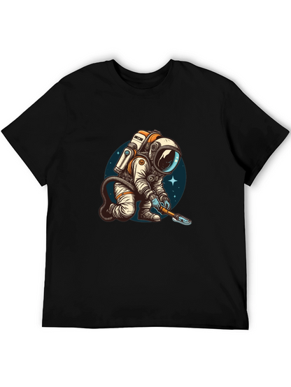 Astronaut Digging T-Shirt - Cool Space Design!