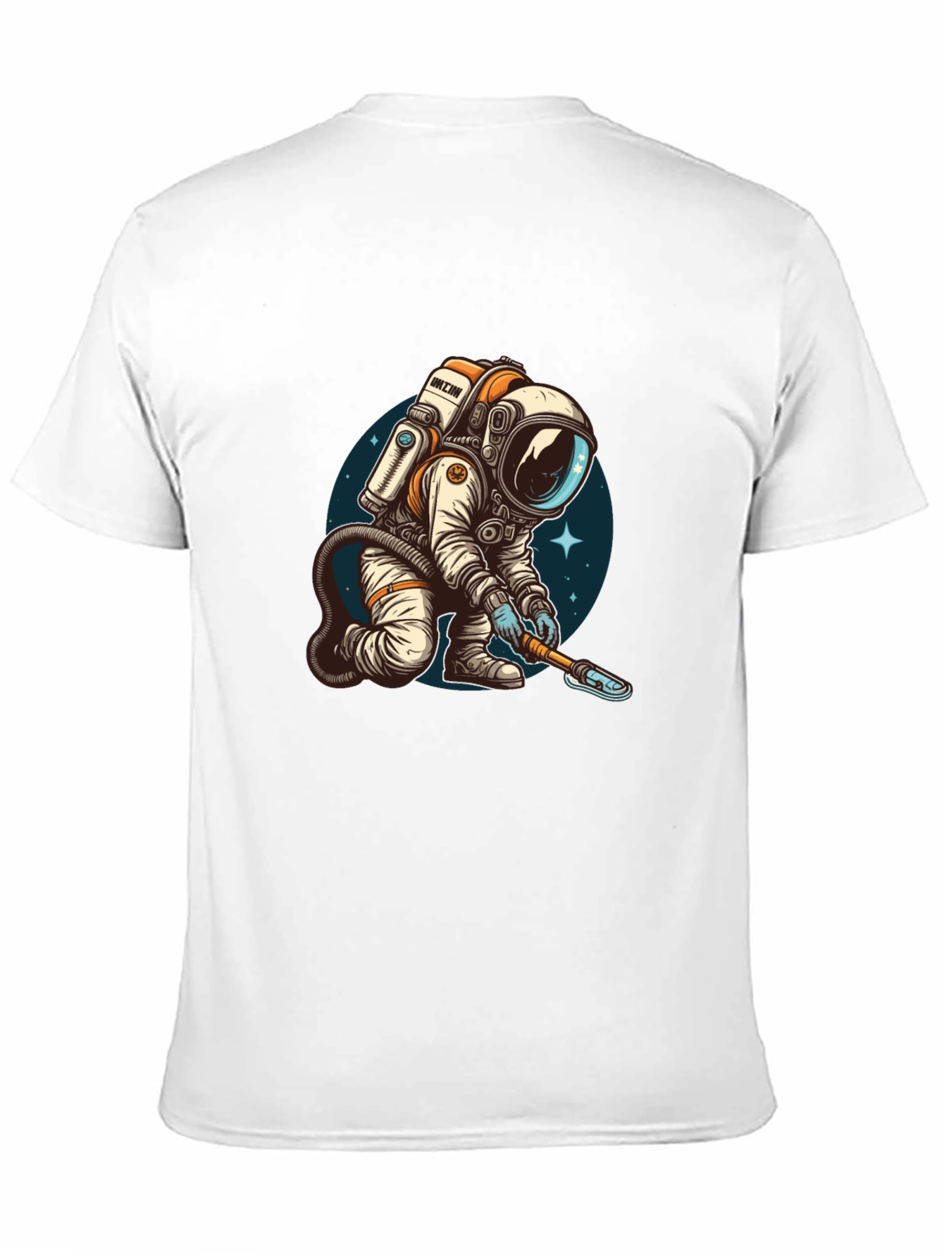 Astronaut Digging T-Shirt - Cool Space Design!