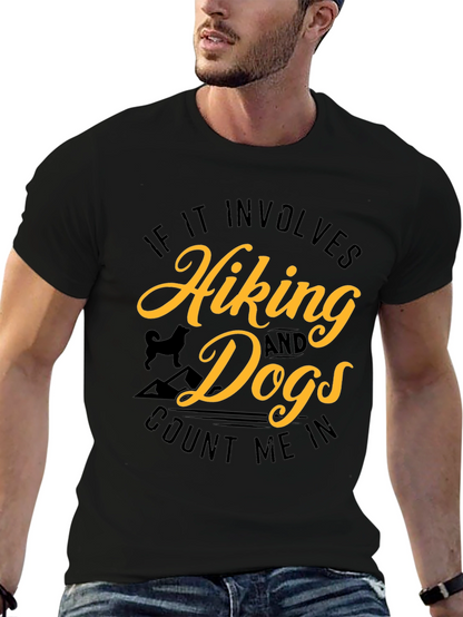 Hiking and Dogs Graphic Tee
