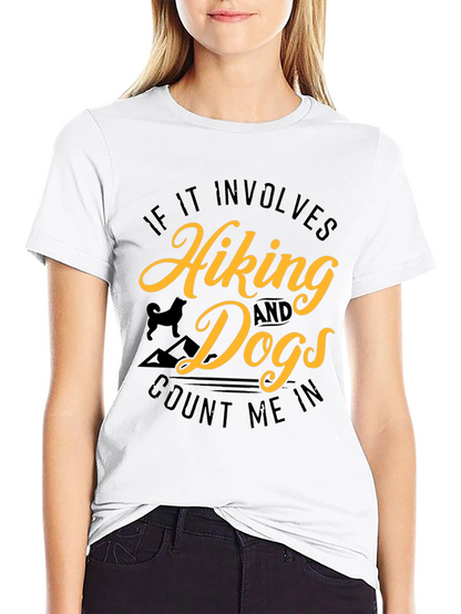 Hiking and Dogs Graphic Tee
