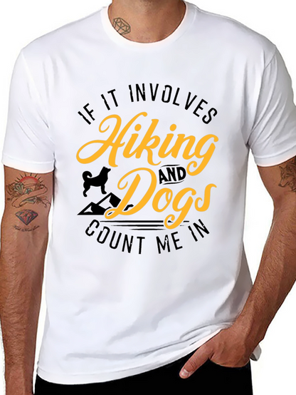 Hiking and Dogs Graphic Tee
