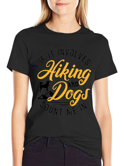 Hiking and Dogs Graphic Tee