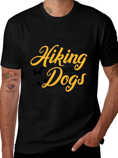 Hiking and Dogs Graphic Tee