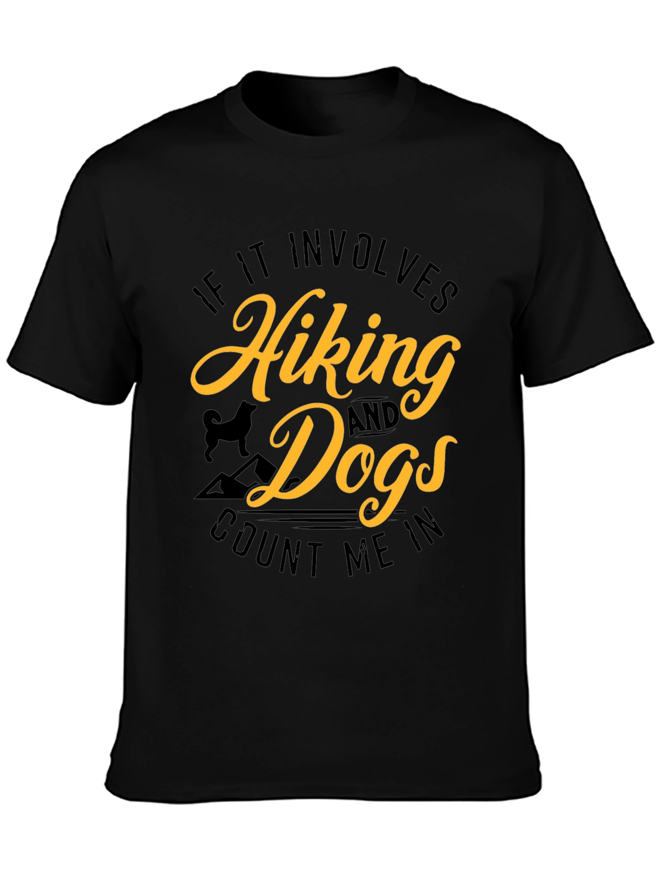 Hiking and Dogs Graphic Tee