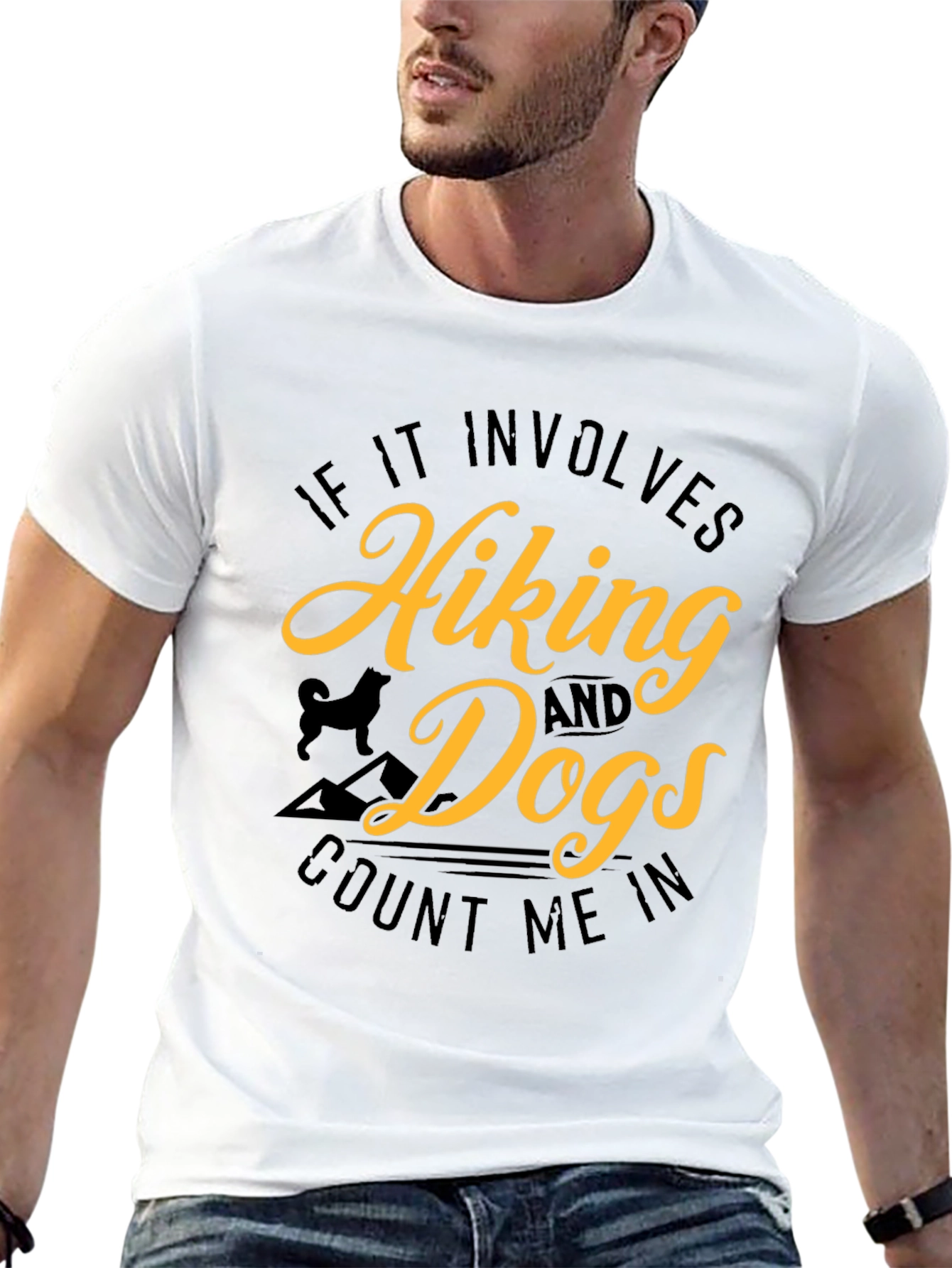 Hiking and Dogs Graphic Tee