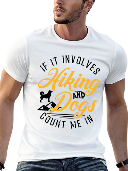 Hiking and Dogs Graphic Tee